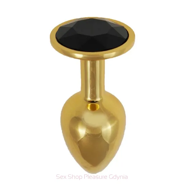 Gold plug black