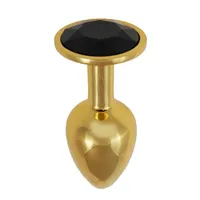 Gold plug black