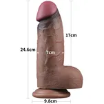 Realistyczne dildo 24 cm - 3