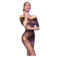 CR-4642 bodystocking z odkrytym kroczem  rozmiar S/M