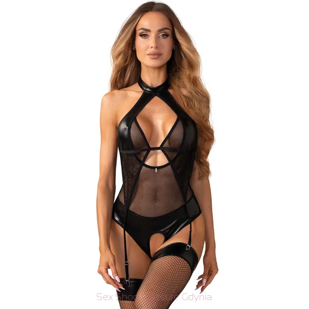 Dominna body z odkrytym kroczem rozmiar  L/XL