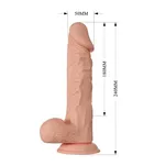 Realistyczne dildo 24 cm - 2