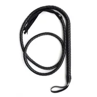 Long Whip długi pejcz ze skóry ekologicznej