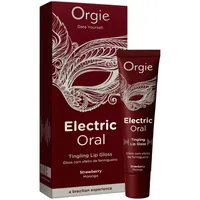 Electric Oral stymulujący błyszczyk do  ust o smaku truskawkowym 10 ml