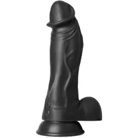 Wibrujące dildo z przyssawką 22 cm