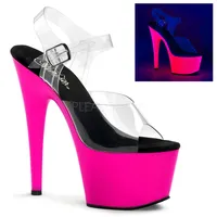 Adore-708UV/C/NPN rozm.6 clear/neon pink