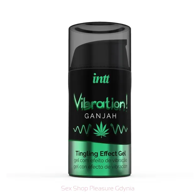 Vibration Ganjah stymulujący żel do miejsc intymnych 15 ml