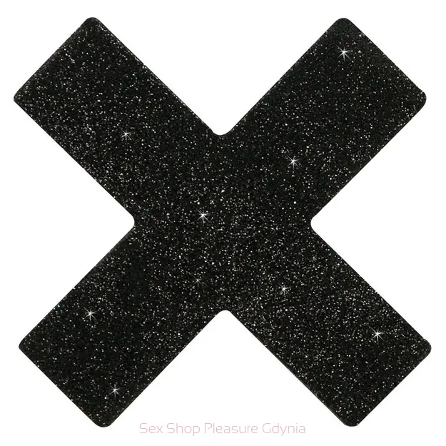 X Nipple Sticker brokatowe naklejki na  sutki