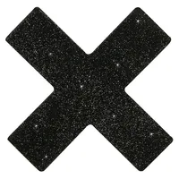 X Nipple Sticker brokatowe naklejki na  sutki