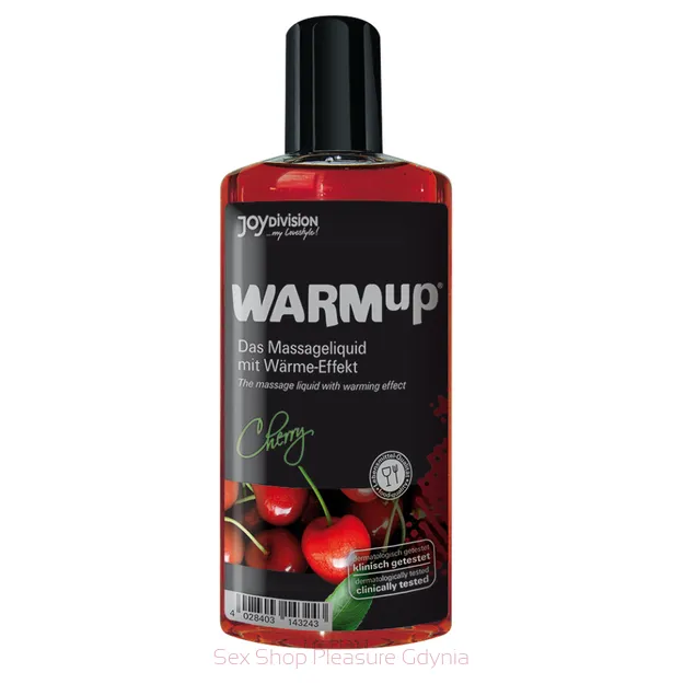 Warm Up jadalny olejek do ciała o smaku wiśniowym 150 ml