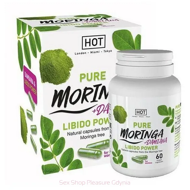 Moringa + Damiana Libido pobudzające  tabletki dla kobiet 60 szt.