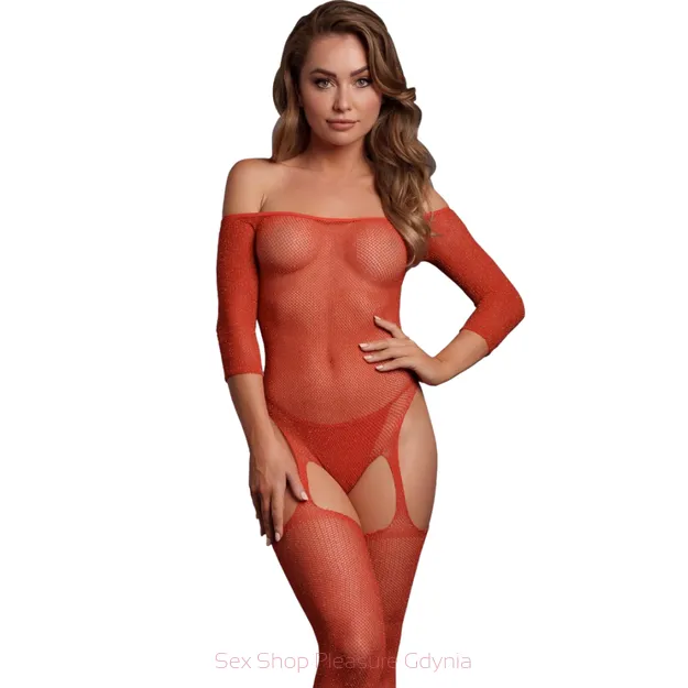 Le Desir błyszczący bodystocking rozmiar  one size