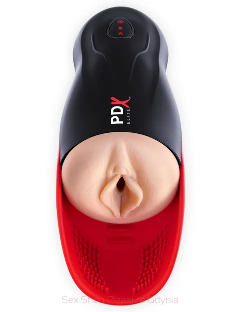 PDX Fuck- O -Matic wibrujący masturbator  z funkcją ssania