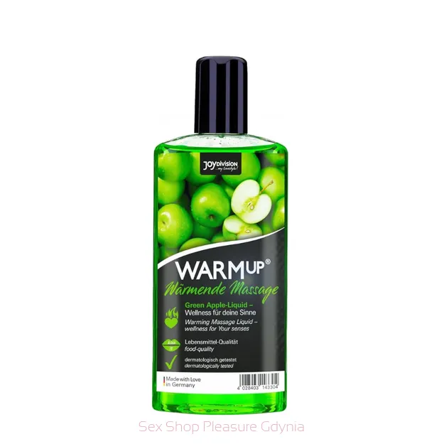 Warm Up jadalny olejek do ciała o smaku  jabłkowym 150 ml