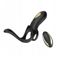 Penis Ring wibrujący ring erekcyjny ze  stymulatorem prostaty