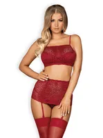 Lividia Set koronkowy komplet bielizny  rozmiar S/M