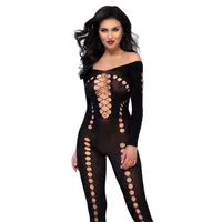 CR-4646 bodystocking z wycięciami  rozmiar S/M