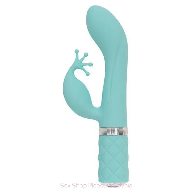 Kinky wibrator ze stymulacją łechtaczki