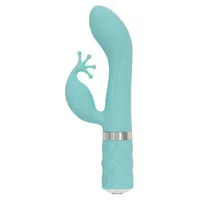 Kinky wibrator ze stymulacją łechtaczki